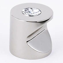 Alno - C823-1-PN - 1" Contemporary I Crystal Knob