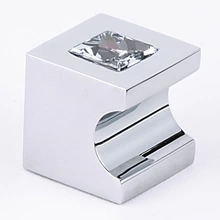 Alno - C853-34-PC - 3/4" Contemporary II Crystal Knob