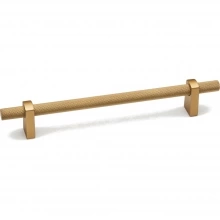 Alno - A2901-8-CHP - 8" Pull Knurled Bar