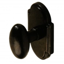 Ashley Norton - AR.20 Escutcheon - 4-1/4" x 2-3/8" Arched Privacy Pin Set with 660 Carlisle Knob