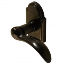 Ashley Norton - AR.20 Escutcheon - 4-1/4" x 2-3/8" Arched Privacy Pin Set with 500 Churchill Lever