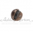 Ashley Norton 1082  <br />Half Button Door Stop  - 1/4" Baseplate