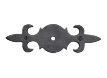 Ashley Norton<br />CKB.FS - Manzoni 5" x 1-1/2" Fleur de Lis Backplate 