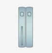 Ashley Norton<br />CV.GE.18.52 - Curved Suite 18 1/8" x 3" Pull x Push Double Cylinder Deadbolt Entryset