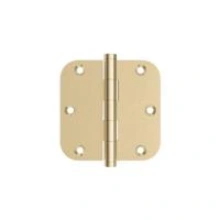Ashley Norton<br />HNR.3558 - HNR.3558 Brass Radius Corner Hinge 3.5 x 3.5