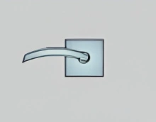 Ashley Norton<br />MS.40 - Urban Suite 2 1/2" x 2 1/2" Escutcheons - Single Dummy