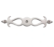 Ashley Norton<br />MT42FL-163 - Manzoni 6-1/2" x 1-3/8" Fleur de Lis Backplate