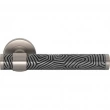 Turnstyle Designs<br />B7024 - Stepped Recess Amalfine, Door Lever, Labyrinth