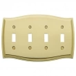 Baldwin<br />4782.CD Switchplate - COLONIAL QUAD TOGGLE
