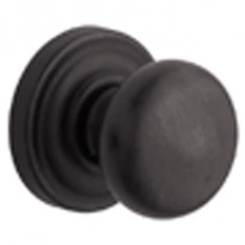 Baldwin - 5015.102 CLASSIC KNOB W/ 5048 ROSE  ORB -  Pre-Configured Set With Knobs, Roses, Latch & 2 1/8 Adapter 5007602