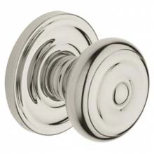 Baldwin - 5020.055 - COLONIAL KNOB WITH 5048 ESTATE ROSE - Lifetime Polished Nickel 5020055