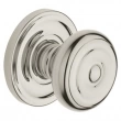 Baldwin<br />5020.055 - COLONIAL KNOB WITH 5048 ESTATE ROSE - Lifetime Polished Nickel 5020055