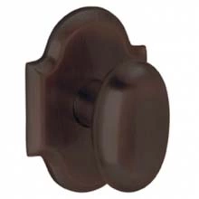 Baldwin - 5024.112 - OVAL KNOB WITH R030 ARCHED ROSE - Venetian Bronze 5024112