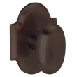 Baldwin<br />5024.112 - OVAL KNOB WITH R030 ARCHED ROSE - Venetian Bronze 5024112
