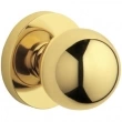 Baldwin<br />5041.003 - CONTEMPORARY KNOB WITH 5046 CONTEMPORARY ROSE - Lifetime Polished Brass 5041003