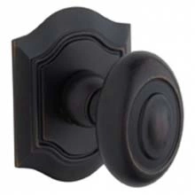 Baldwin - 5077.102 - BETHPAGE KNOB WITH R027 BETHPAGE ROSE - OIL RUBBED BRONZE 5077102
