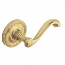 Baldwin<br />5104.060.MR - 5104 LEVER - SATIN BRASS AND BROWN 5104060MR