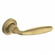 Baldwin<br />5106.060.MR - 5106 LEVER - SATIN BRASS AND BROWN 5106060MR