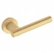 Baldwin<br />5137.060.MR - 5137 LEVER - SATIN BRASS AND BROWN 5137060MR