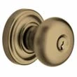 Baldwin<br />5205.050 - Classic Knob - Keyed Entry with Classic Rose, Satin Brass & Black Finish 5205050 Quick Ship