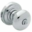 Baldwin<br />5205.260 - Classic Knob - Keyed Entry with Classic Rose, Polished Chrome Finish 5205260 Quick Ship