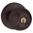 Baldwin<br />5215.402 - Contemporary knob w/ Contemporary rose - Keyed Entry - Distressed Oil Rubbed Bronze 5215402