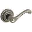 Baldwin<br />5245.151 - Classic Lever w/ Classic Rose - Keyed Entry - Antique Nickel 5245151 Quick Ship