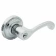 Baldwin<br />5245.260 - Classic Lever w/ Classic Rose - Keyed Entry - Polished Chrome 5245260 Quick Ship