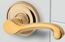 Baldwin - 5445V.031.FD -  Classic Lever w/ 5048 Rose Non Lacquered Brass 5445V031FD