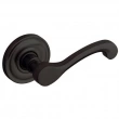 Baldwin<br />5445V.102 - Classic Lever With 5048 Rose - Oil Rubbed Bronze 5445V102 Quick Ship