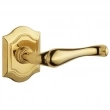 Baldwin<br />5447V.031 - BETHPAGE LEVER WITH R027 BETHPAGE ROSE - Non-Lacquered Brass 5447V031
