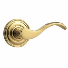 Baldwin - 5455V.031 - WAVE LEVER WITH 5048 ESTATE ROSE - Non-Lacquered Brass 5455V031