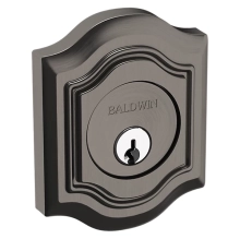 Baldwin - 8237.076 - BETHPAGE DEADBOLT FOR 2 1/8" DOOR PREP - LIFETIME (PVD) GRAPHITE NICKEL 8237076 Baldwin - 8237.076 - BETHPAGE DEADBOLT FOR 2 1/8" DOOR PREP - LIFETIME (PVD) GRAPHITE NICKEL 8237076