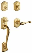 Baldwin - 85327.031 - BETHPAGE FRONT DOOR SECTIONAL HANDLESET - NON-LACQUERED BRASS 85327031