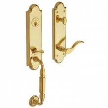 Baldwin - 85350.003 - MANCHESTER EMERGENCY EGRESS HANDLESET - LIFETIME POLISHED BRASS 85350003