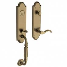Baldwin - 85350.05 - MANCHESTER EMERGENCY EGRESS HANDLESET - SATIN BRASS AND BLACK 85350050