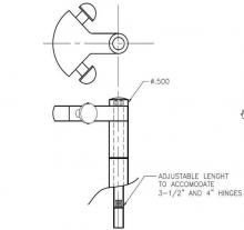 Baldwin Hardware Bhps Hinge Pin Stop Baldwin Hardware Hinge