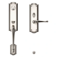 Baldwin<br />M522.RENT - Bethpage 3/4 Escutcheon Handleset Trim with Interior Lever - Mortise RH Entry Quick Ship