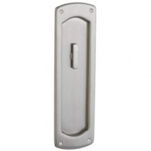 Baldwin - PD007 KT Interior Plate Only, No Lock Included - Palo Alto Interior Trim With Turn Knob Sliding Pocket Door PD007KT