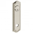 Baldwin<br />R029.056 - 10" BETHPAGE ROSE - ENTRY OR PASSAGE/PRIVACY - LIFETIME SATIN NICKEL R029056