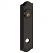 Baldwin<br />R029.102 - 10" BETHPAGE ROSE - ENTRY OR PASSAGE/PRIVACY - OIL RUBBED BRONZE R029102