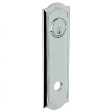 Baldwin - R029.260 - 10" BETHPAGE ROSE - ENTRY OR PASSAGE/PRIVACY - POLISHED CHROME R029260