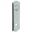Baldwin<br />R029.260 - 10" BETHPAGE ROSE - ENTRY OR PASSAGE/PRIVACY - POLISHED CHROME R029260
