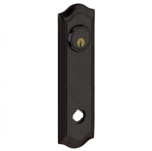 Baldwin - R029.402 - 10" BETHPAGE ROSE - ENTRY OR PASSAGE/PRIVACY - DISTRESSED OIL RUBBED BRONZE R029402