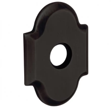 Baldwin - R030.402 - 3" ARCHED ROSE - DISTRESSED OIL RUBBED BRONZE R030402