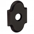 Baldwin<br />R030.402 - 3" ARCHED ROSE - DISTRESSED OIL RUBBED BRONZE R030402