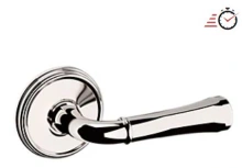 Baldwin - 5113.055.PASS IN STOCK - 5113 Lever w/ 5078 Rose - Passage Set, Lifetime (PVD) Polished Nickel Finish 5113055PASS Quick Ship