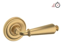 Baldwin - 5125.033.PASS IN STOCK - 5125 Lever w/ 5048 Rose - Passage Set, Vintage Brass Finish 5125033PASS Quick Ship