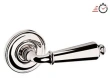 Baldwin<br />5125.055.PASS IN STOCK - 5125 Lever w/ 5048 Rose - Passage Set, Lifetime (PVD) Polished Nickel Finish 5125055PASS Quick Ship