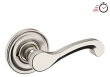 Baldwin<br />5445V.056.RDM IN STOCK - Classic Lever with 5048 Rose - Right-Hand Half Dummy, Lifetime (PVD) Satin Nickel Finish 5445V056RDM Quick Ship